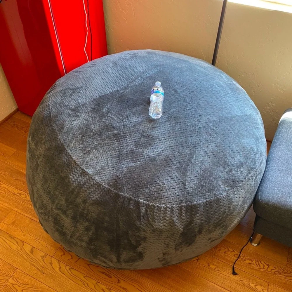 Cozy Grey Bean Bag Chair